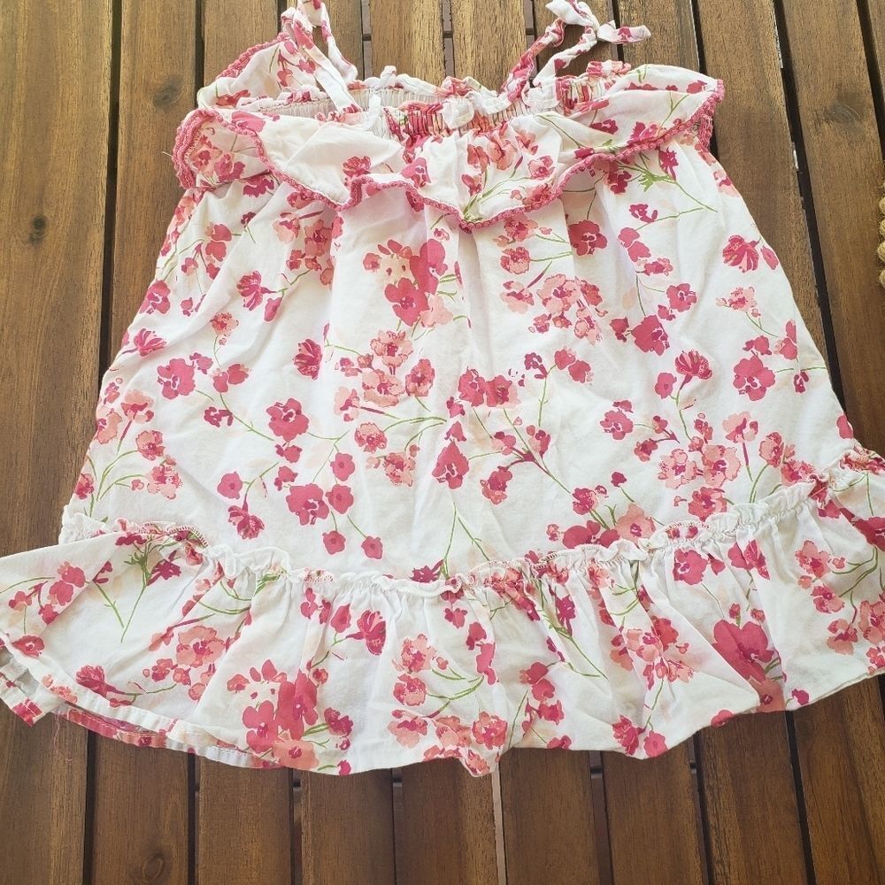 💓Children's Place Girl Floral Ruffle Dress